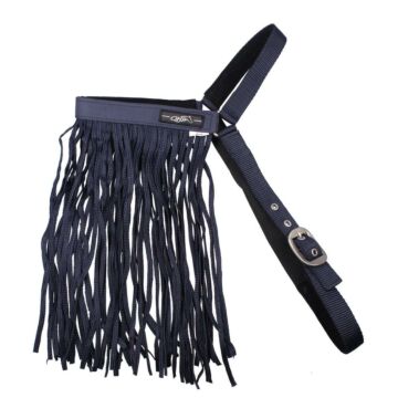 Vliegenfrontriem QHP Extra blauw