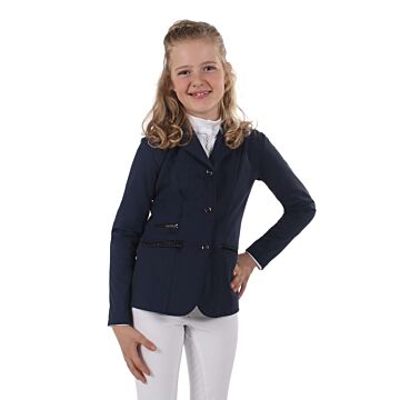 Wedstrijdjasje QHP Juliet Junior Blue 