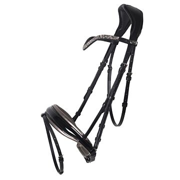 Hoofdstel QHP Lupine Zwart/Grijs 