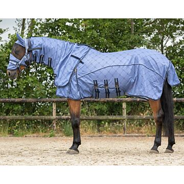 Vliegendeken QHP Country blue 
