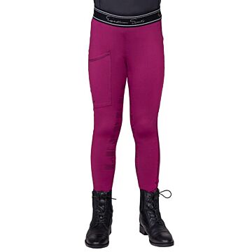 Rijlegging QHP Eden Junior fullgrip Raspberry 