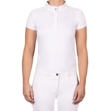 Wedstrijdshirt QHP Zayla Junior White 