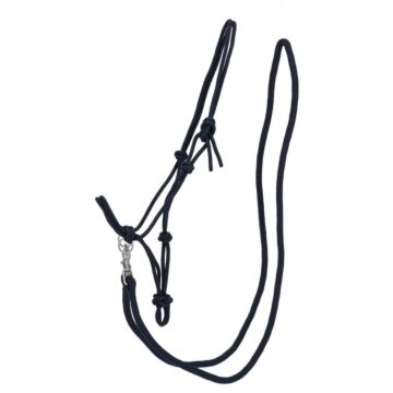 Touwhalster QHP Color met teugel Navy 