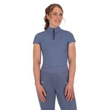 Trainingsshirt QHP Aubree Misty blue