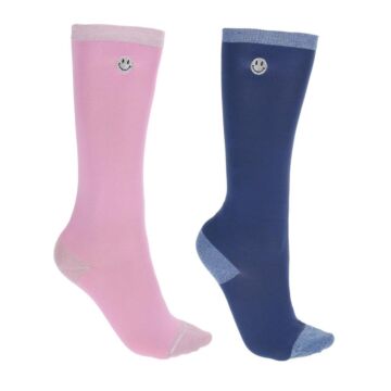 Sokken QHP QHP Rosalynn Pink Blue