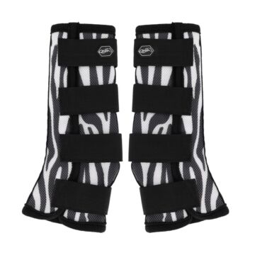 Beenbeschermers QHP Anti-Vlieg Zebra