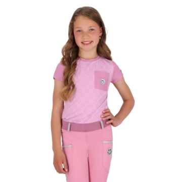 Trainingsshirt QHP Rosalynn Junior Cheery pink