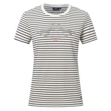 T-shirt HV Polo Margot Ivory-Black 
