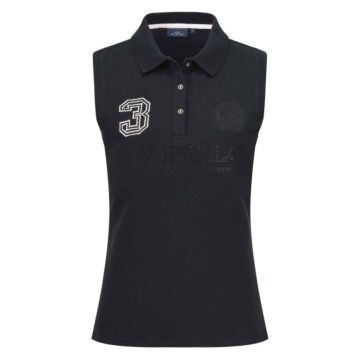 Polo mouwloos HV Polo Favouritas Luxury Black-Rose