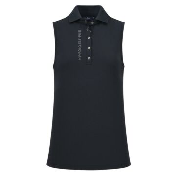 Polo mouwloos HV Polo Myrthe Black 