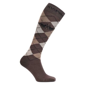 Sokken HV Polo Argyle Straw