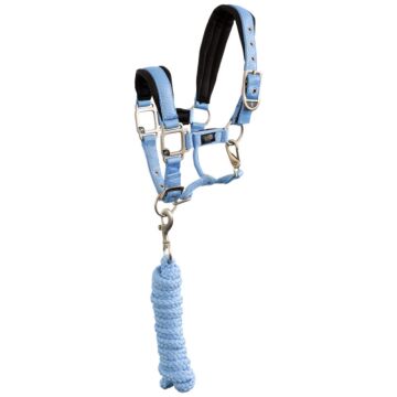 Halster BR Mini Horse met touw Little Blue 