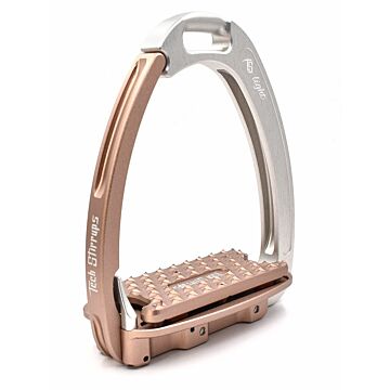 Stijgbeugel Tech Stirrup Venice EVO zilver met rose goud